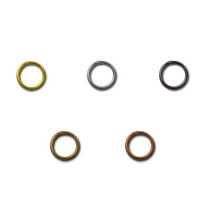 " Zlatka" Кольцо для бус R- 08 4 мм №02 под никель