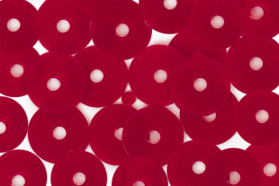 Пайетки " Zlatka" россыпью ZF- 26 6 мм 10 г №007 красный