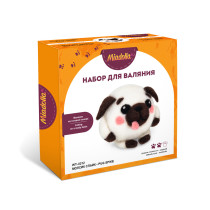 " Miadolla" WT- 0212 " Мопсик Спайк" набор для валяния . 