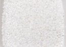Бисер Япония MIYUKI Delica цилиндр 10/0 5 г DBM-0202 белый жемчуг радужный
